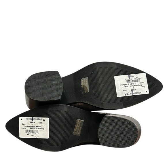 NEW DOLCE VITA Imana Pointed Toe Boot Pewter Silver Faux Leather Western Size 7 - Picture 5 of 5